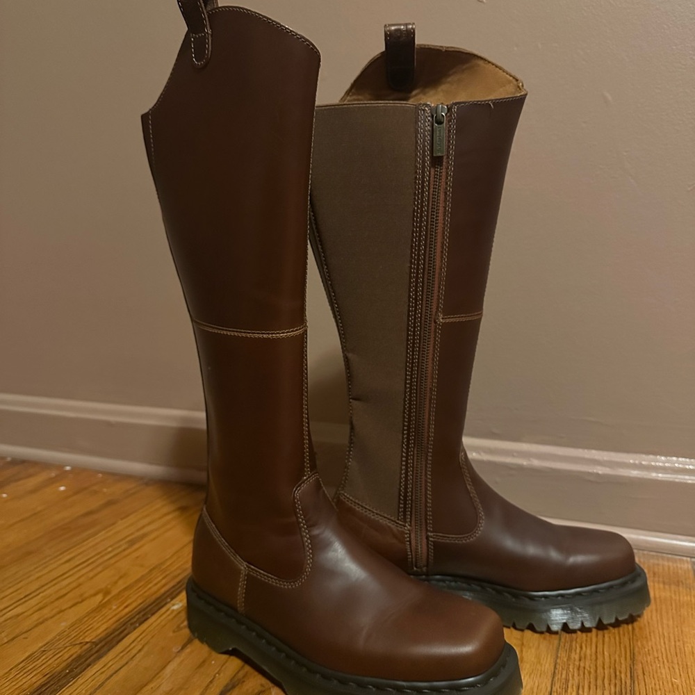 Dr. Martens Brown Platform Boots